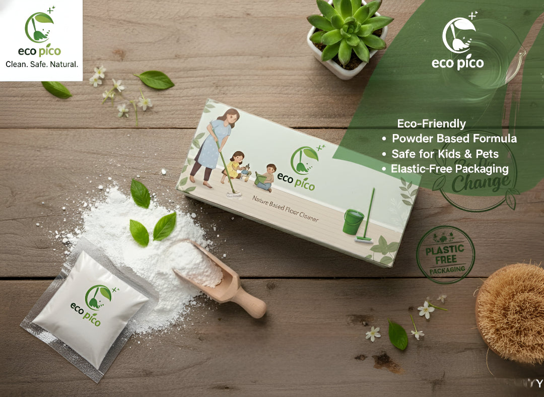 Ecopico floor cleaner (powder to liquid)