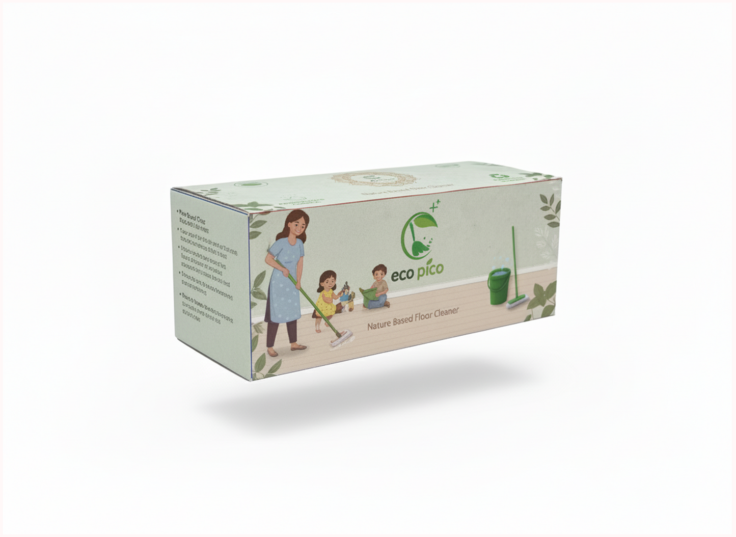 Reetha based floor cleaner - powder to liquid