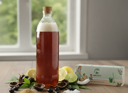 Reetha based floor cleaner - powder to liquid